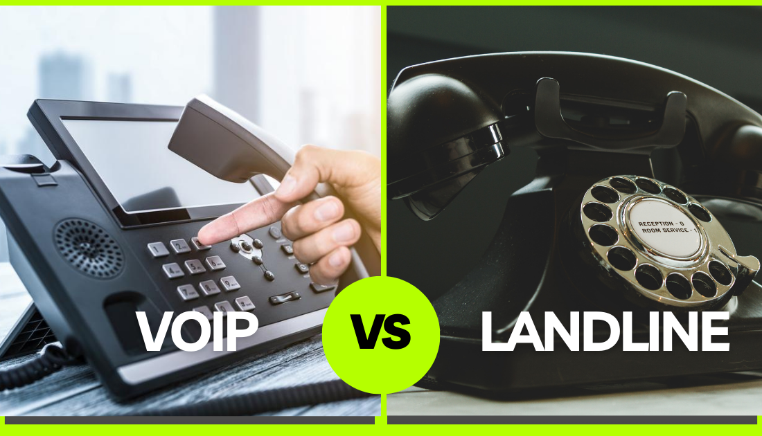 this image gives a comprehensive comparision of VoIP vs Landline